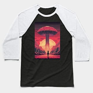 Little girl's is the scene of a nuclear bomb exploding Baseball T-Shirt